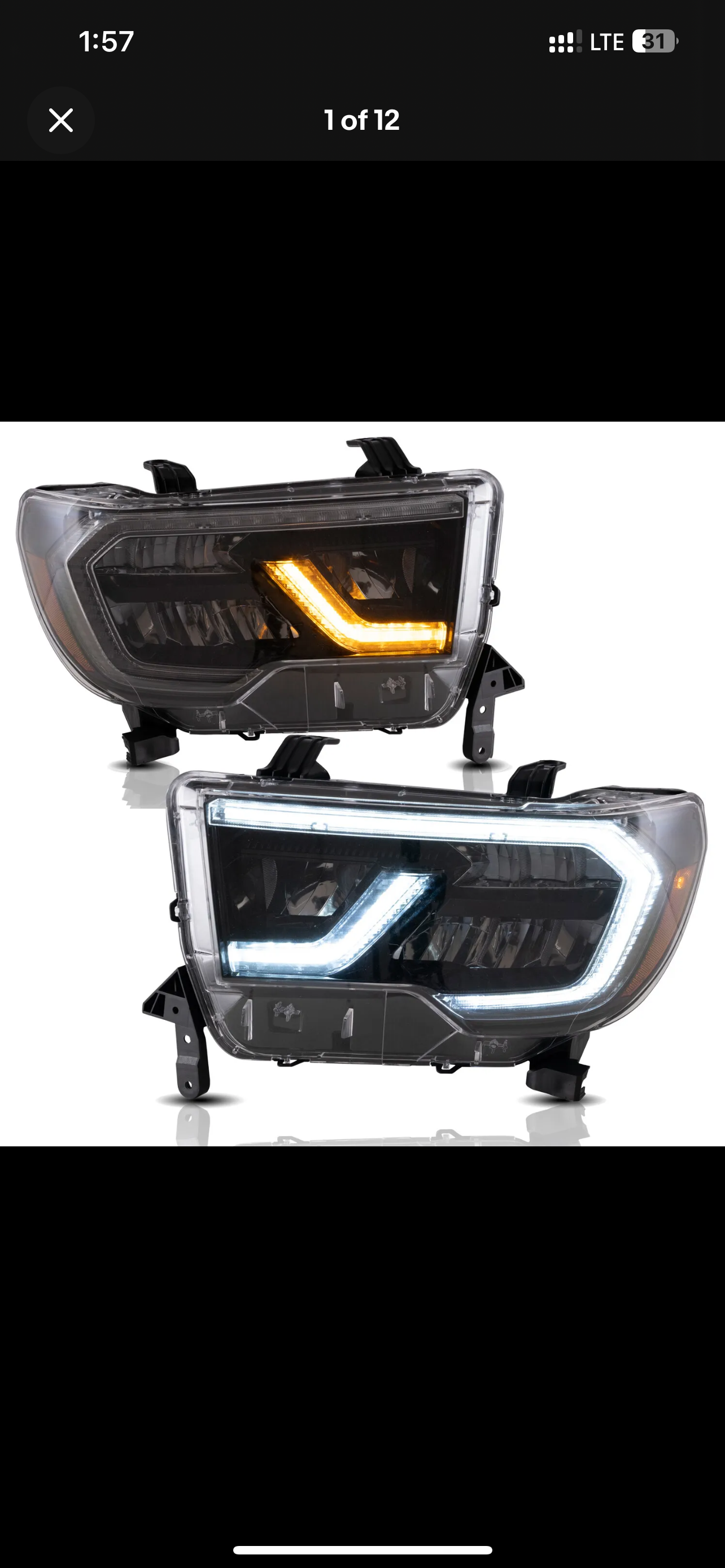 repuestos - VLAND FULL LED Reflector Headlights For Toyota 07-13 Tundra & 08-20 Sequoia 5