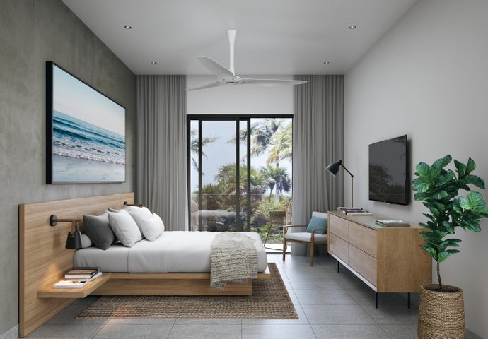 apartamentos - Proyecto en venta Punta Cana #22-2863 tres dormitorios, piscina, terraza.
 3