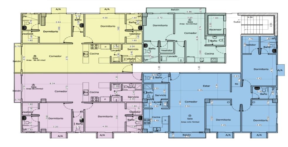 apartamentos - apartamento en venta en millon 2