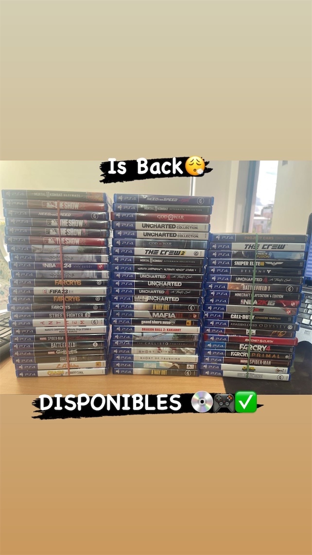 consolas y videojuegos - Juegos ps4 