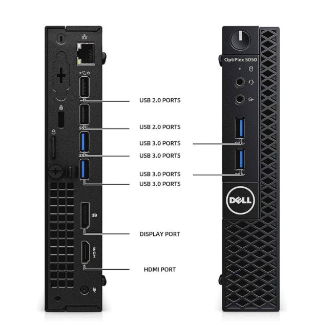 computadoras y laptops - Dell mini Ram 32GB Optiplex i5 7th DDR4 512GB SSD 3