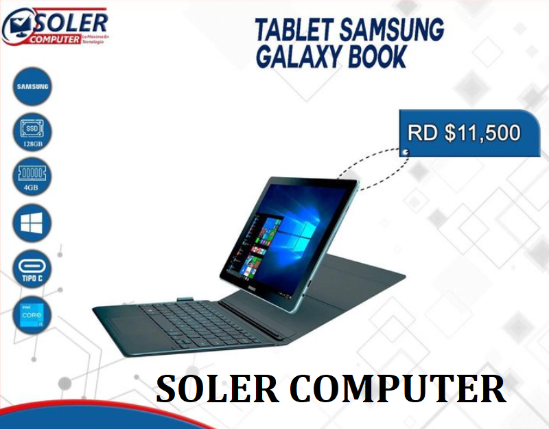 computadoras y laptops -  Tablet Samsung Galaxy Book 10.6 Pulgadas Touch