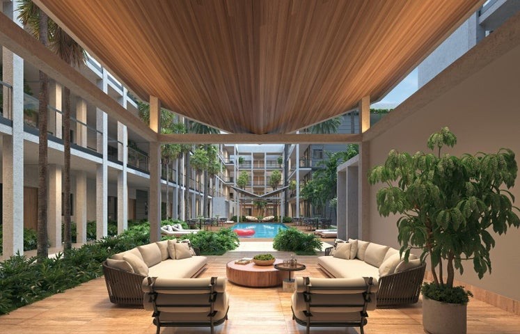 apartamentos - Proyecto en venta Punta Cana #24-1251 dos dormitorios, piscina, terraza.
 1