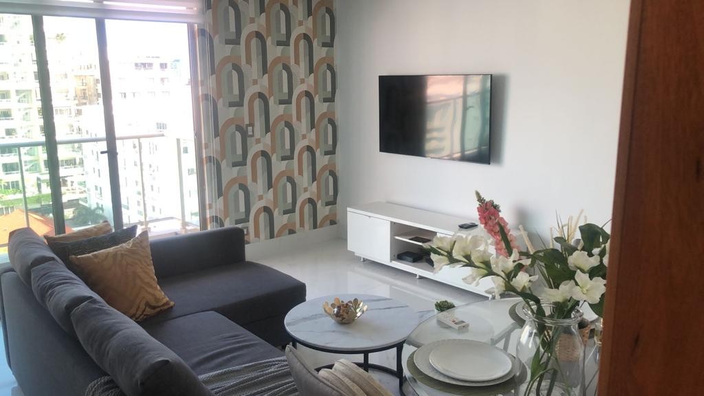 apartamentos - apartamento de lujo piso piantini de 1 hab piso 11,  2