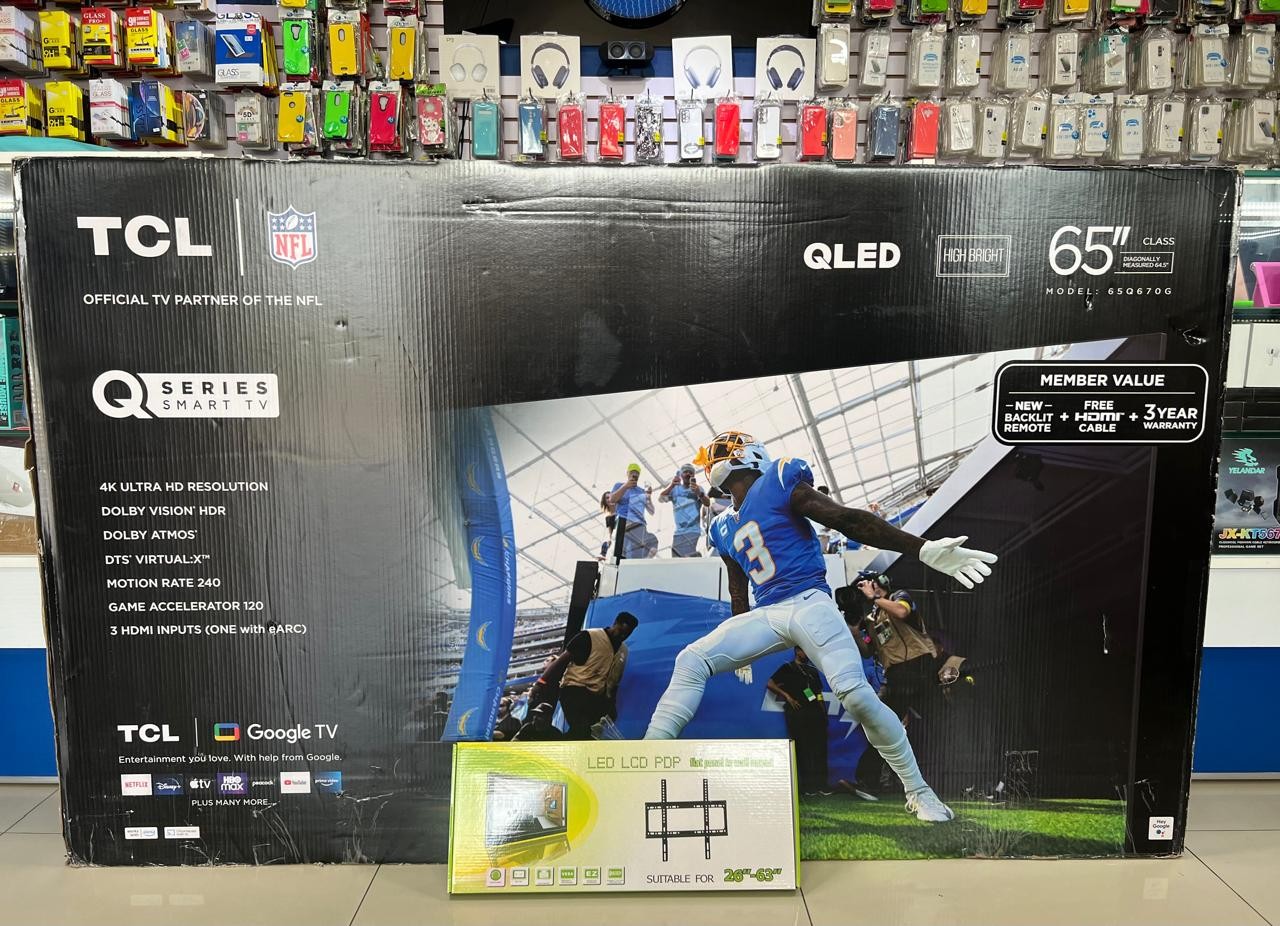 tv - SMART TV TCL 65 PULGADAS QLED 2024 NUEVAS DE CAJA 0