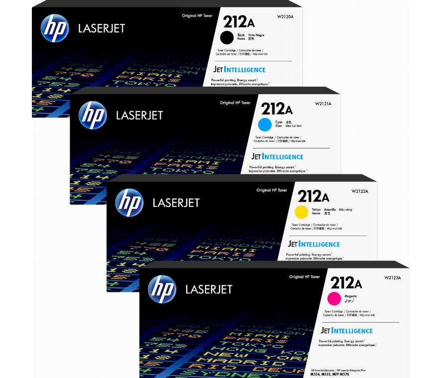 impresoras y scanners - TONER HP 212A -ORIGINALES 100%  PARA LASERJET COLOR - M554DN -  0