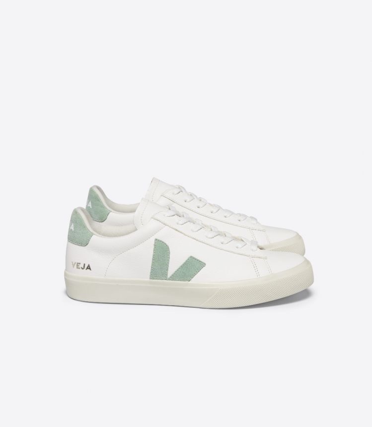 zapatos unisex - Veja Campo Leather White Natural 5