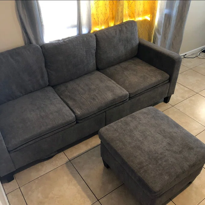 muebles y colchones - Sofa 3 plazas con octoman con baúl - Varios Colore 3