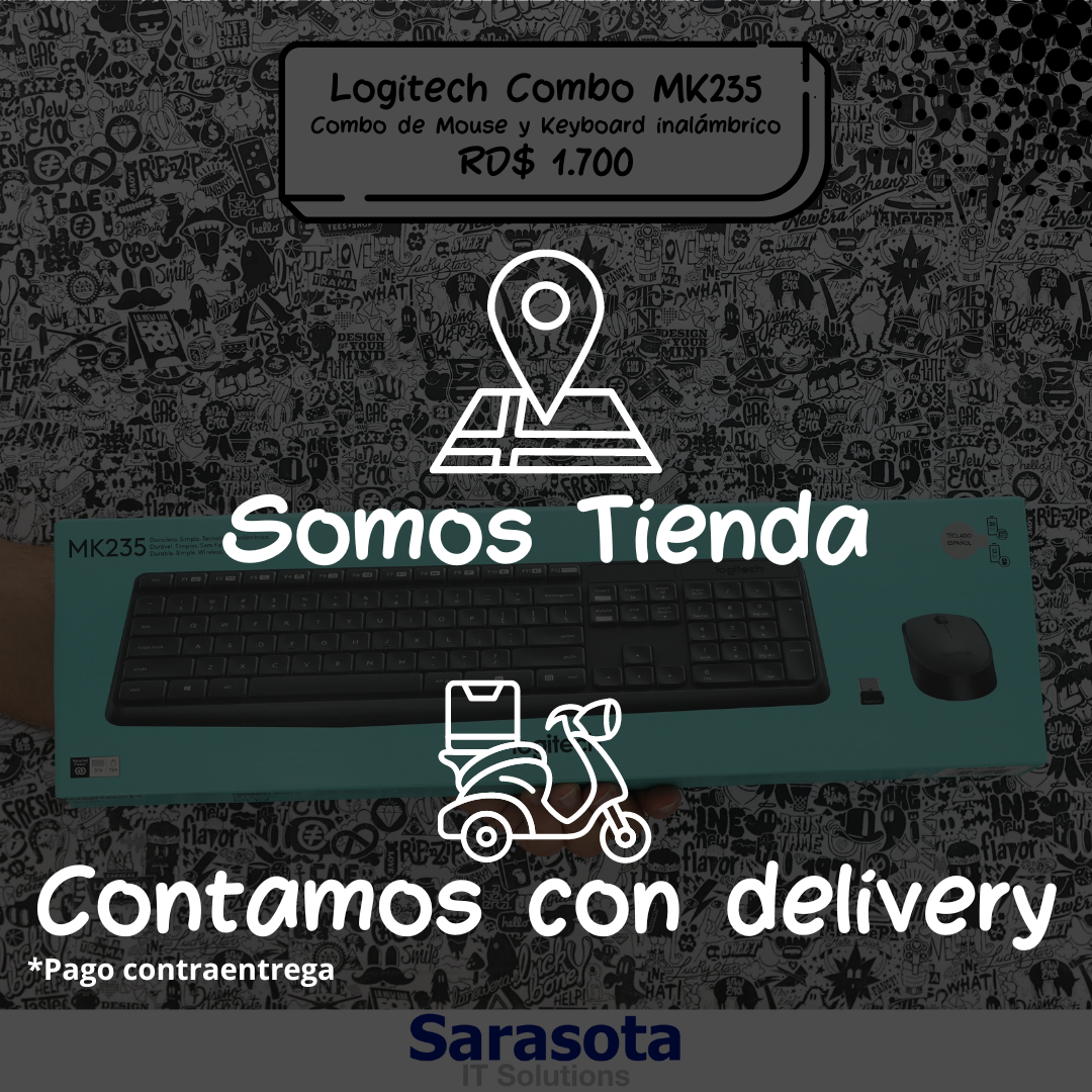 accesorios para electronica - Logitech Combo teclado y mouse MK235 2