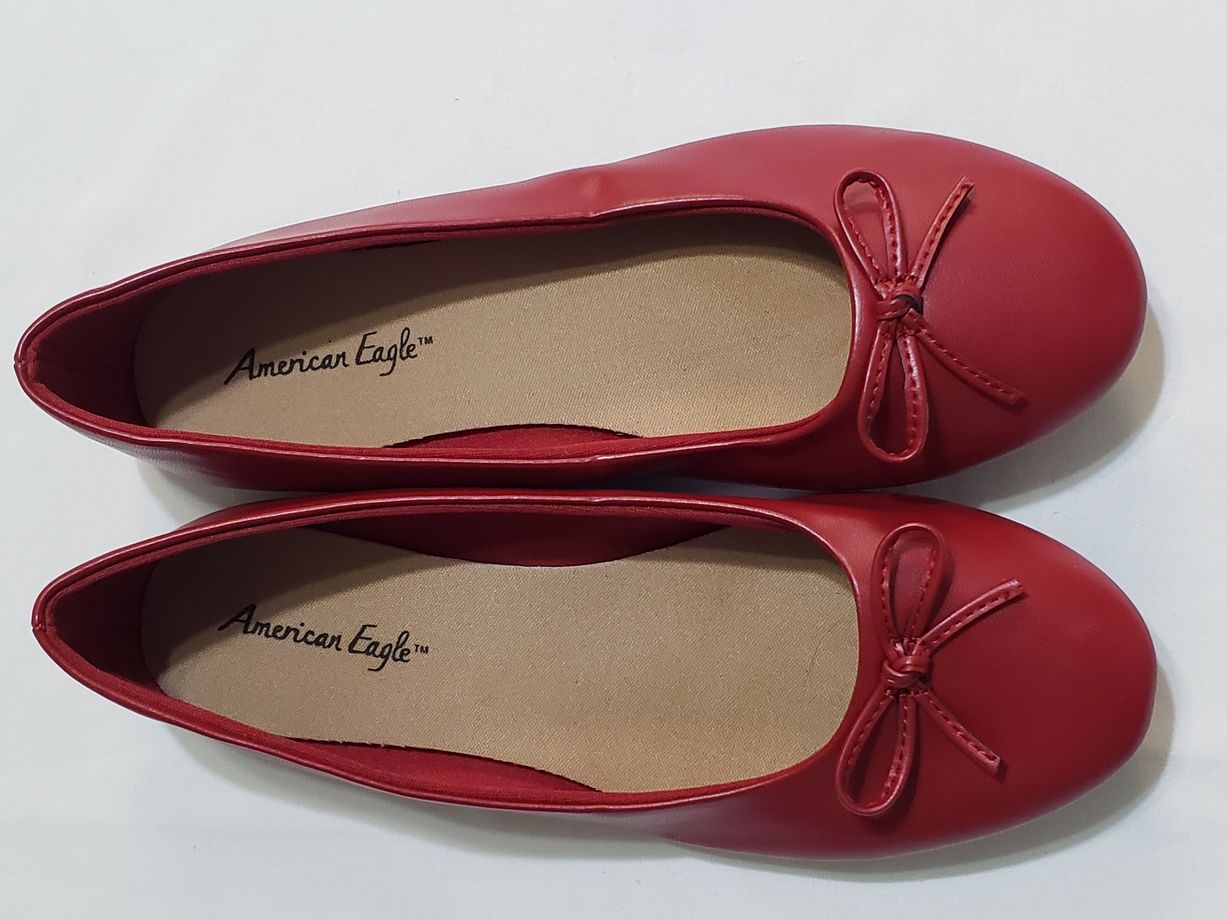 zapatos para mujer - Flats de Mujer Rojos American Eagle (Un solo uso )