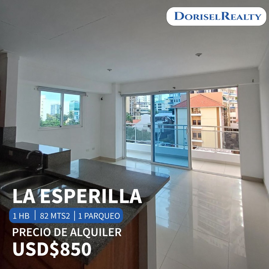 apartamentos - ALQUILER DE FABULOSO APARTAMENTO UBICADO EN LA ESPERILLA 1