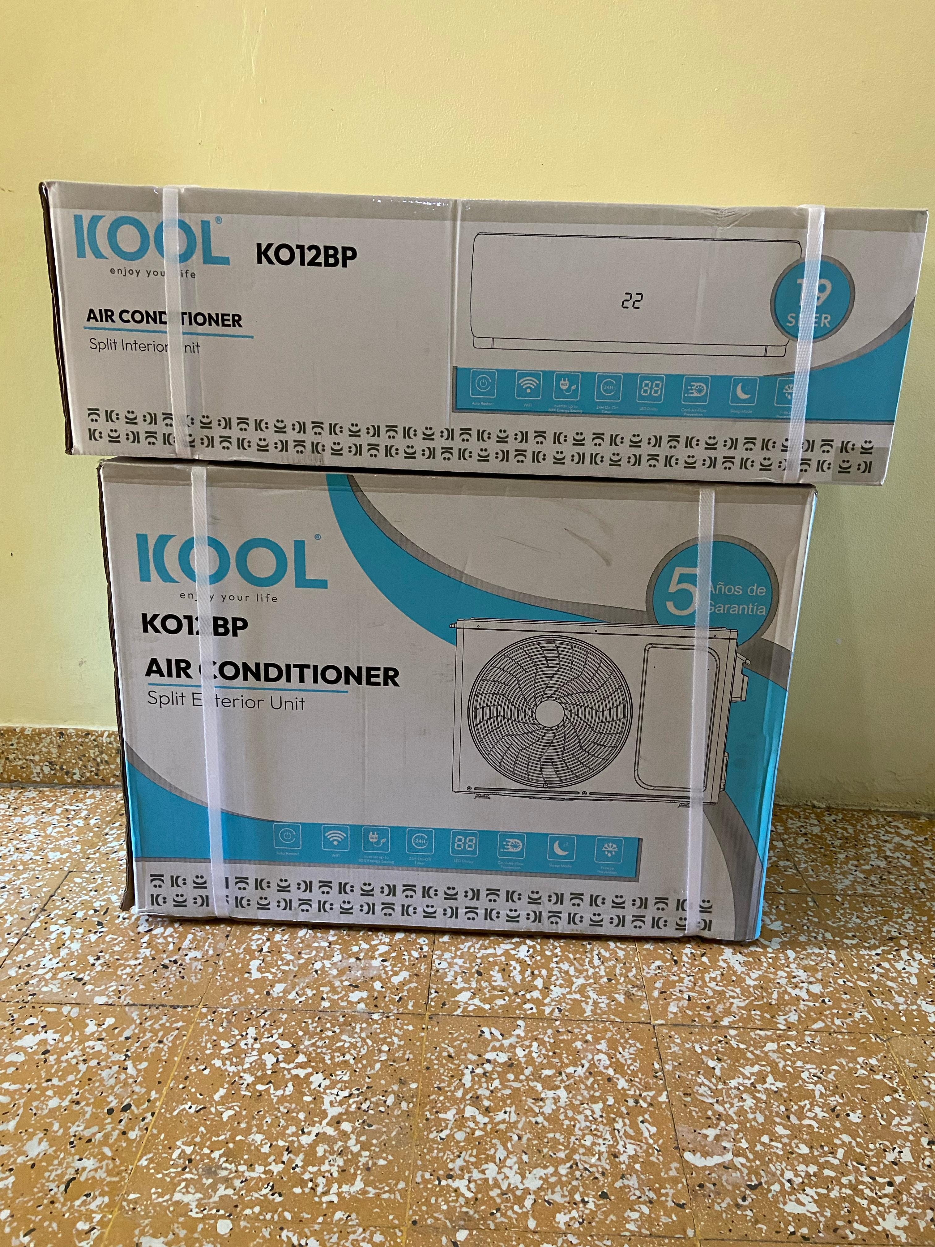 aires acondicionados y abanicos - aires acondicionados KOOL 12,000 BTU inverter eficiencia 19 WI-FI integrado 🛜 1