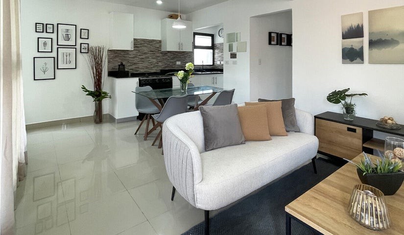 casas - Proyecto en venta Punta Cana #24-2031 tres dormitorios, terraza, BBQ, seguridad. 1