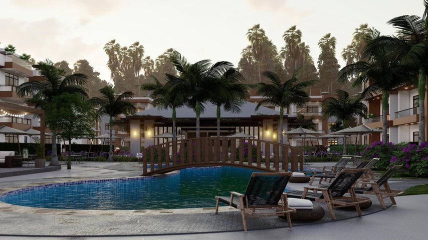 apartamentos - Apartamento en venta Punta Cana #24-894 dos dormitorios, piscina.  7