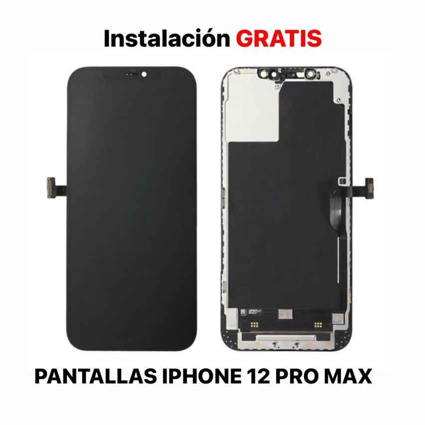 celulares y tabletas - Pantalla de iPhone 12 pro Max