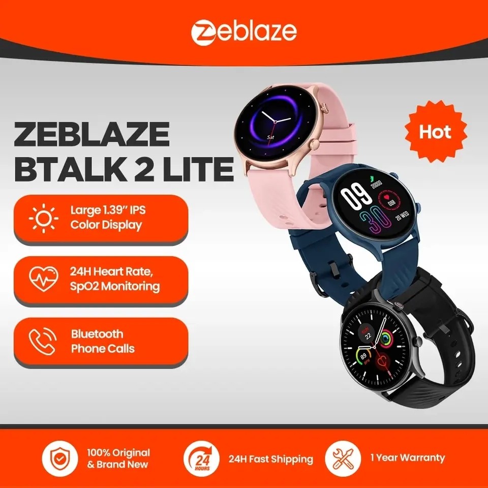 otros electronicos - Reloj inteligente Zeblaze Btalk 2 LITE - Smartwatch élite resistente al agua