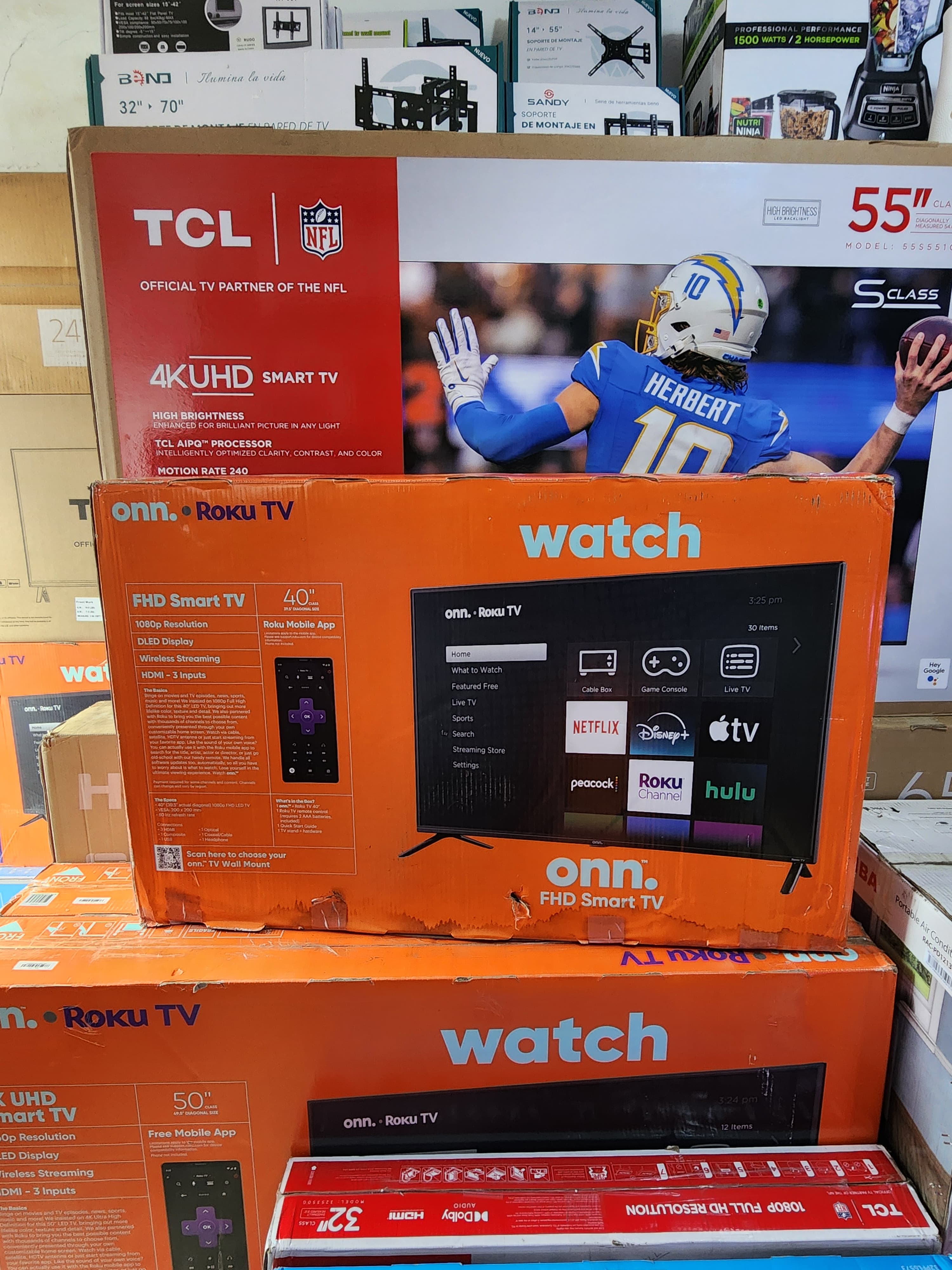 tv - Smart tv onn 40 pulgadas