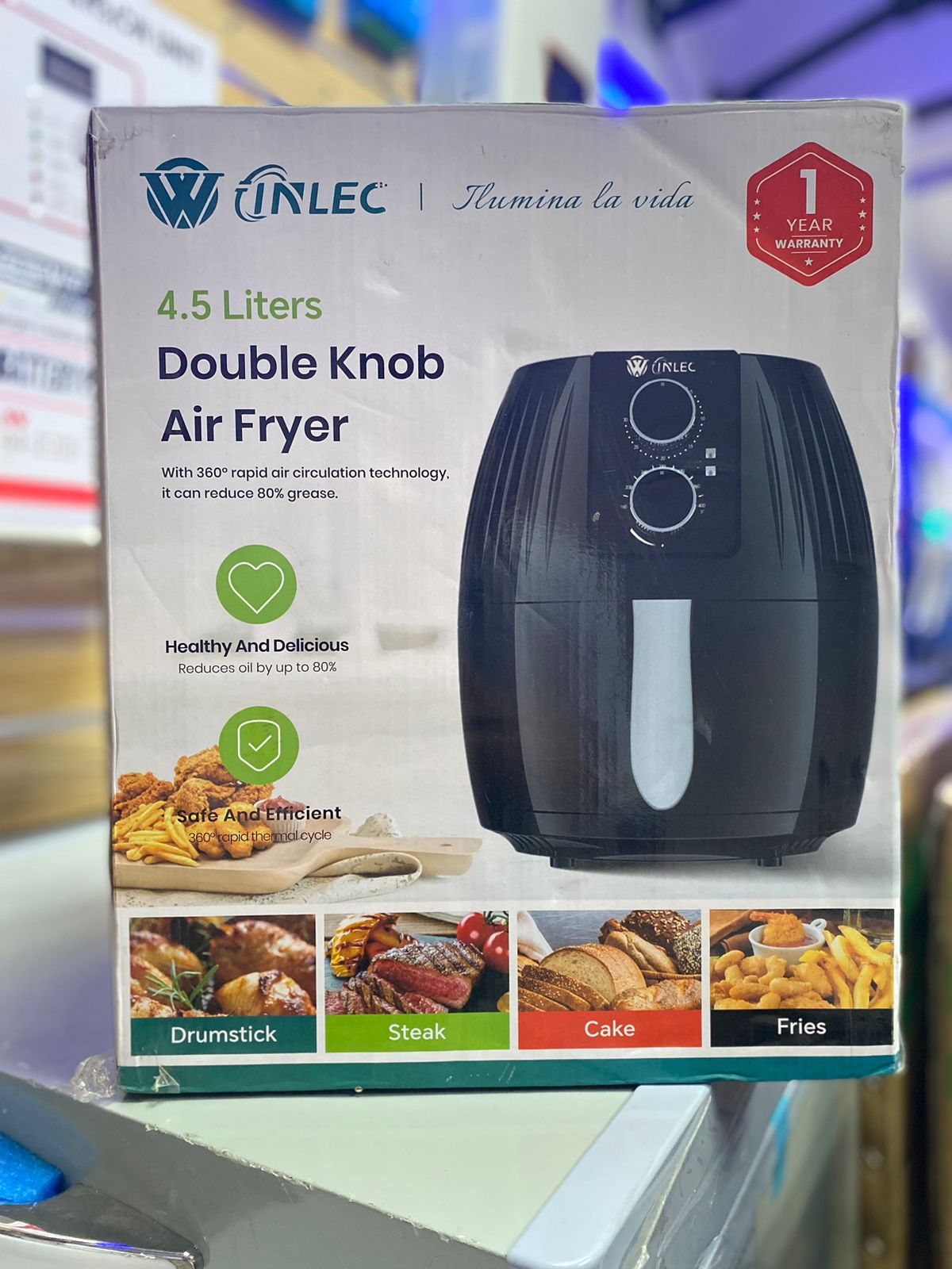 otros electronicos - Air fryer 4.5 litros . 0