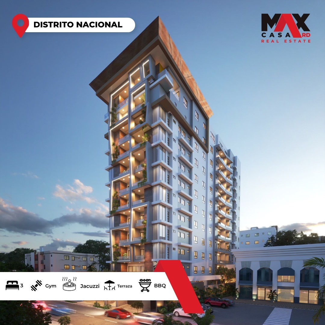 apartamentos - PROYECTO DE APARTAMENTOS EN VENTA, UBICADO EN EL DISTRITO NACIONAL 
