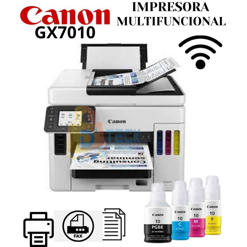 impresoras y scanners -  MULTIFUNCIONAL CANON MAXIFY GX7010, PROFESIONAL   0