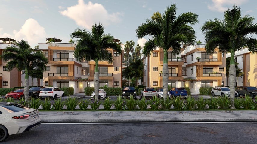 apartamentos - Apartamento en venta Punta Cana #24-894 dos dormitorios, piscina.  5