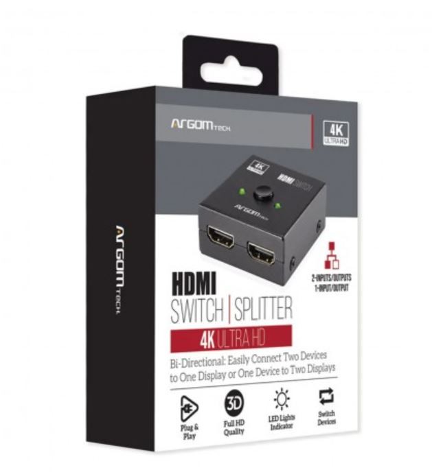 accesorios para electronica - Switch hdmi 2 en 1, interruptor hdmi  1