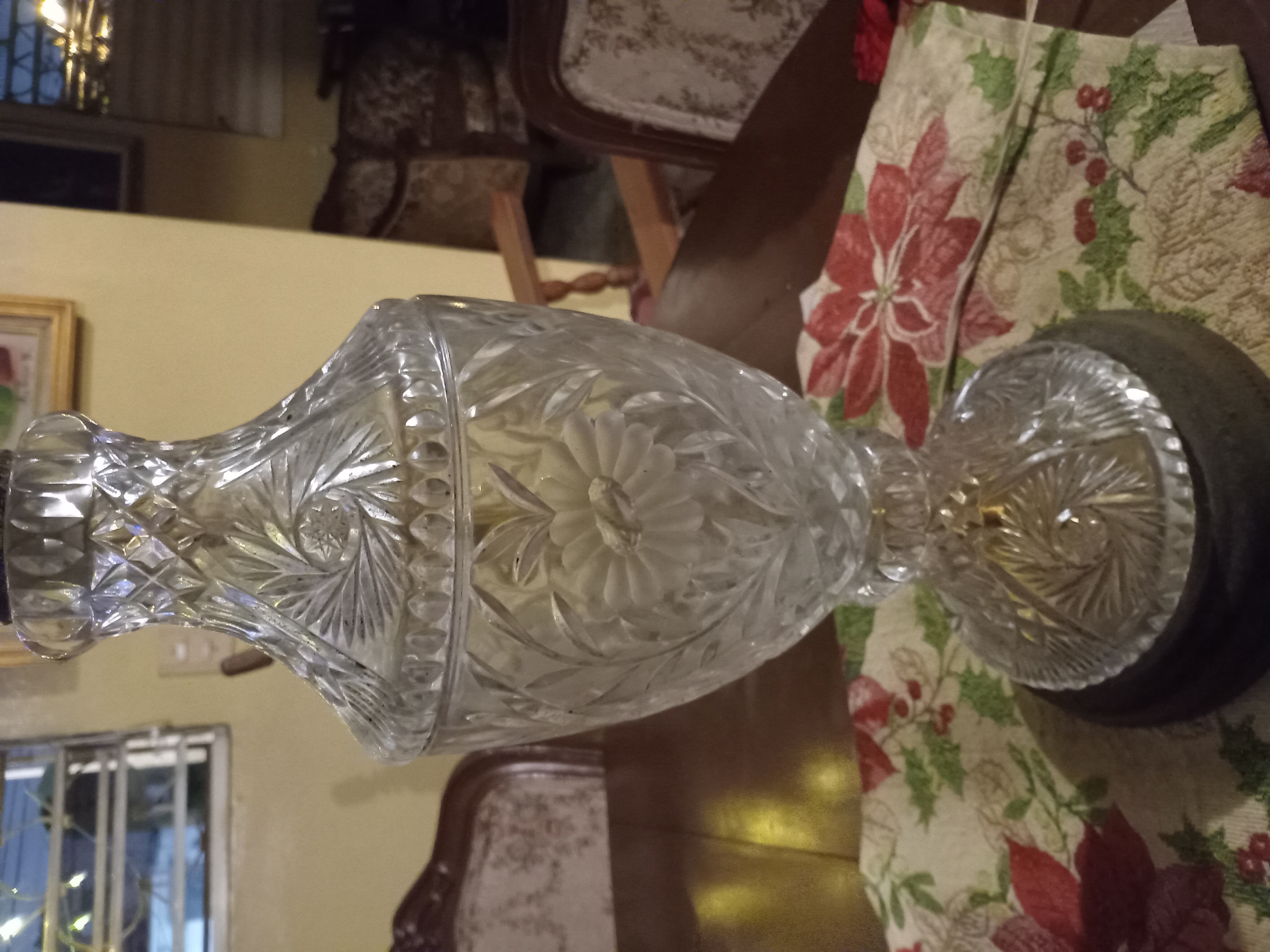 decoración y accesorios - Se venden 2 bases de lámpara de cristal 