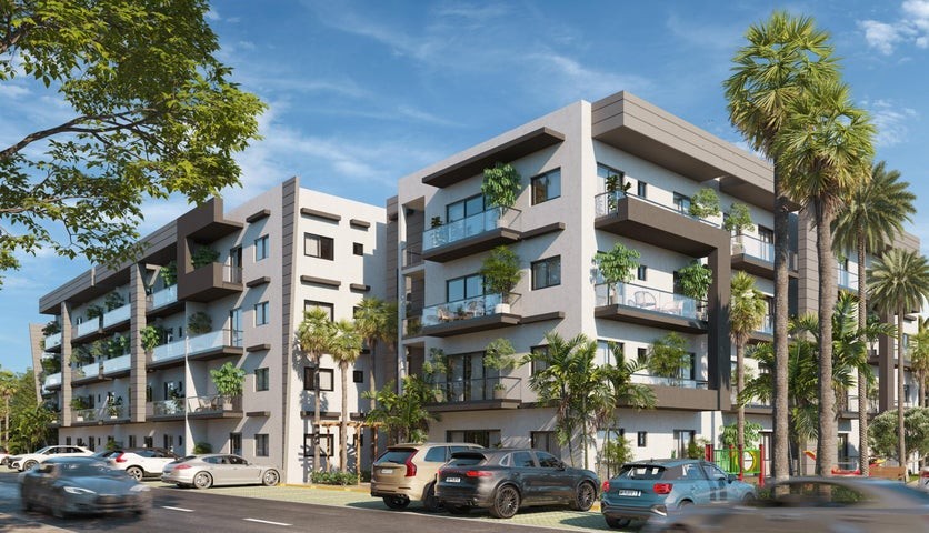 apartamentos - Proyecto en venta Punta Cana #24-1251 dos dormitorios, piscina, terraza.
 4