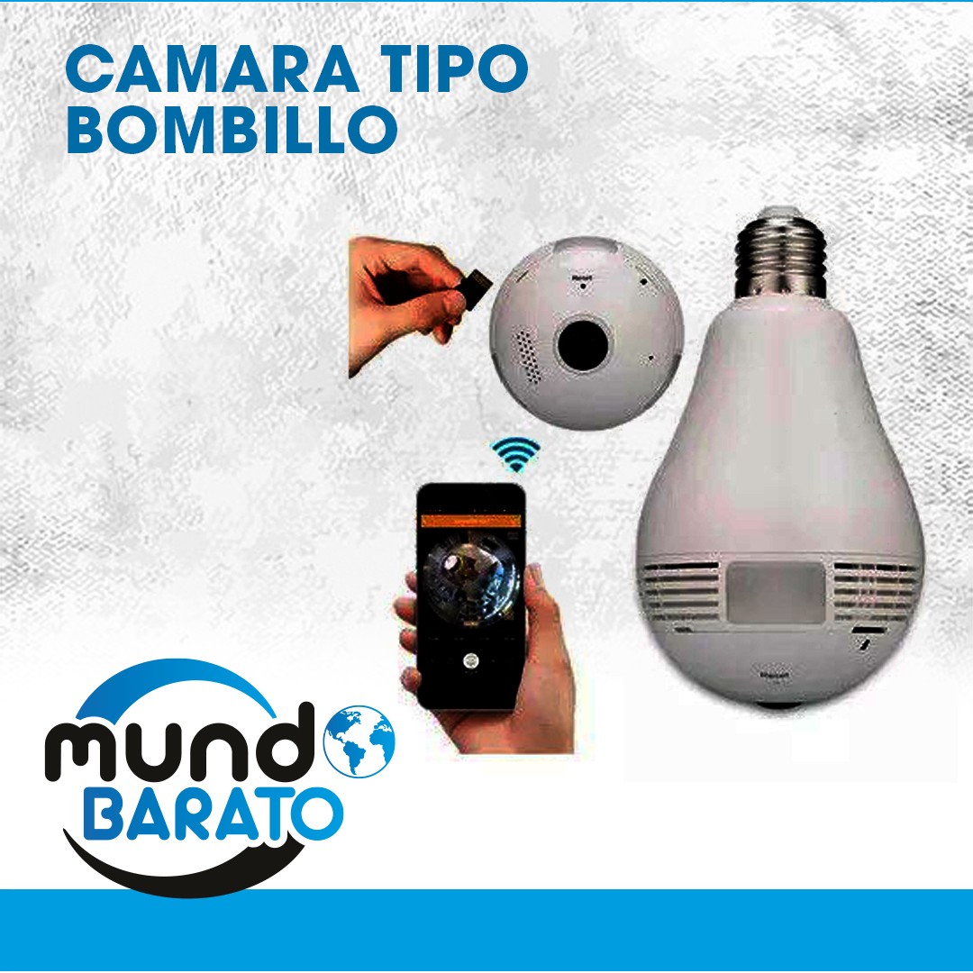 camaras y audio - Camara tipo Bombillo wifi wiifi  0
