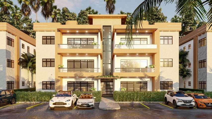 apartamentos - Apartamento en venta Punta Cana #24-894 dos dormitorios, piscina.  6