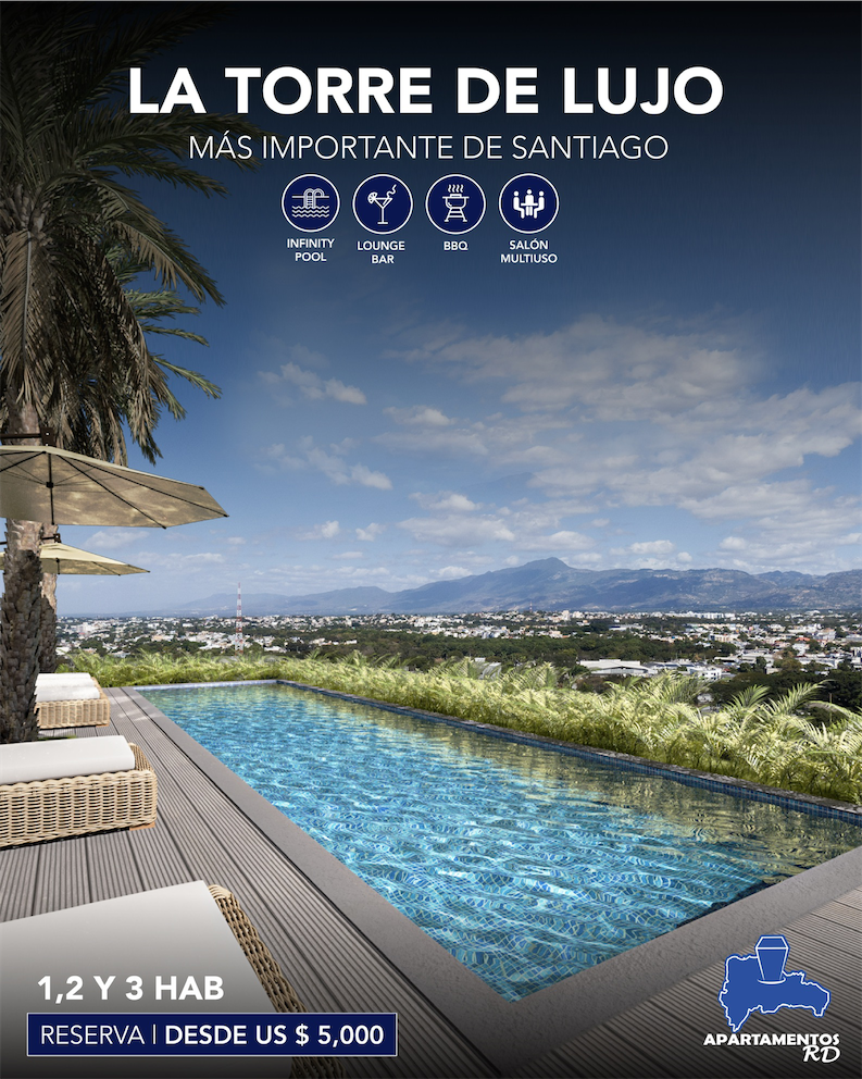 apartamentos - Lujosa torre en Santiago LEVEL PANORAMA apartamentos desde USD $191,800.  3