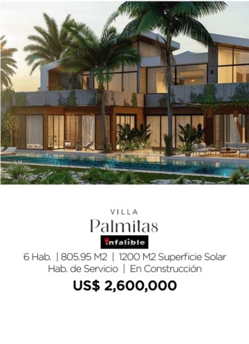 casas vacacionales y villas - Villas de lujo en venta en Punta Cana, Rep. Dom.