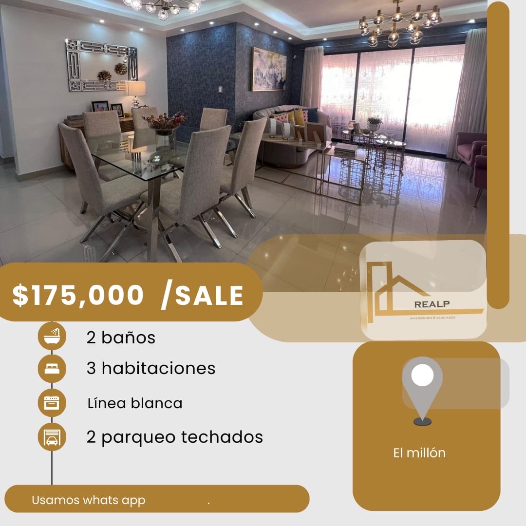 apartamentos - hermoso apartamento en una zona céntrica en el millon 