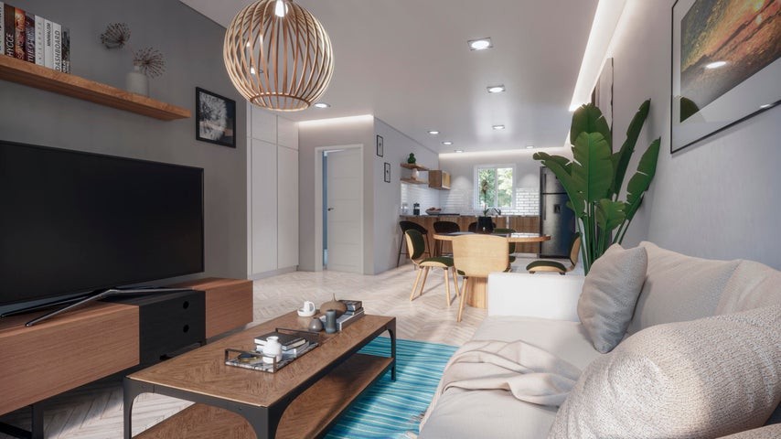 apartamentos - Proyecto en venta Punta Cana #22-3643 dos dormitorios, amplias áreas sociales.
 1