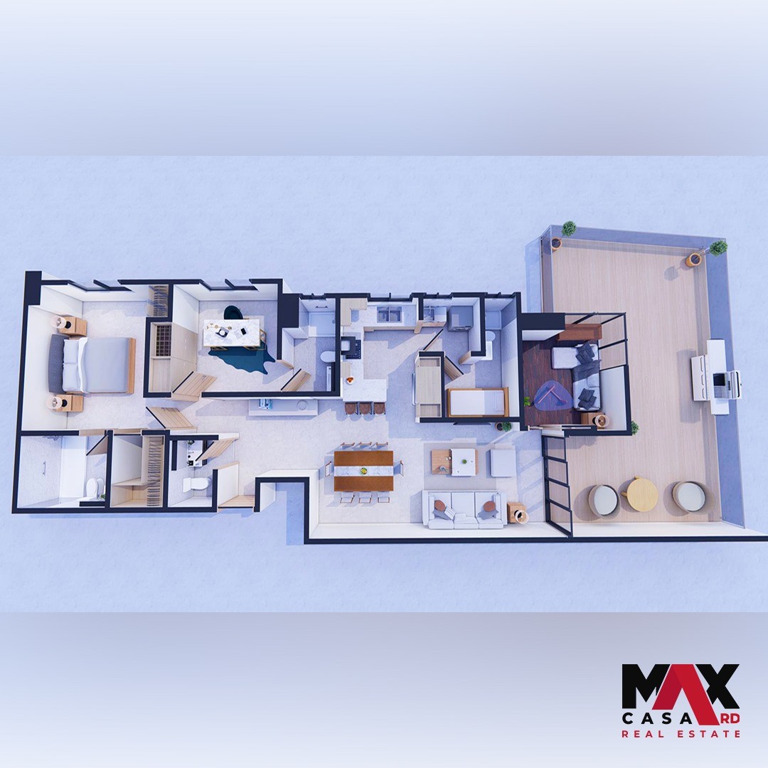 apartamentos - PROYECTO DE APARTAMENTOS EN VENTA, UBICADO EN EL DISTRITO NACIONAL 
 4