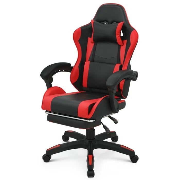 muebles y colchones - SILLA GAMER REPOSA PIE M2 6