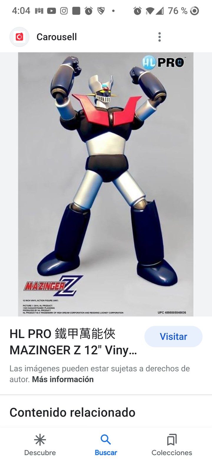 hobby y coleccion - Robot Mazinger Z 12" 2