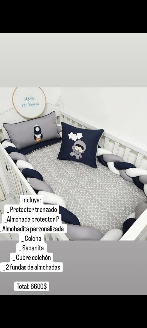 accesorios - Set de cuna personalizado para bebe  3