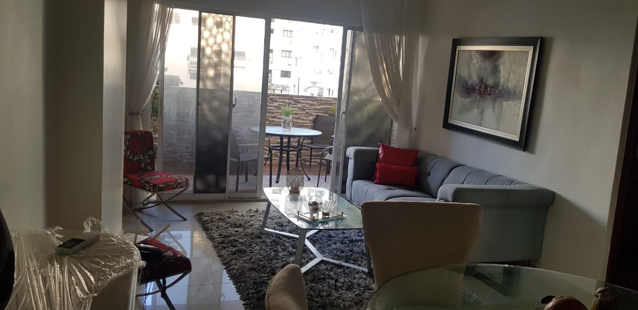 apartamentos - Apartamento 1Hab Amueblado c/Estudio y Terraza Privada Super Centrico en Naco  3