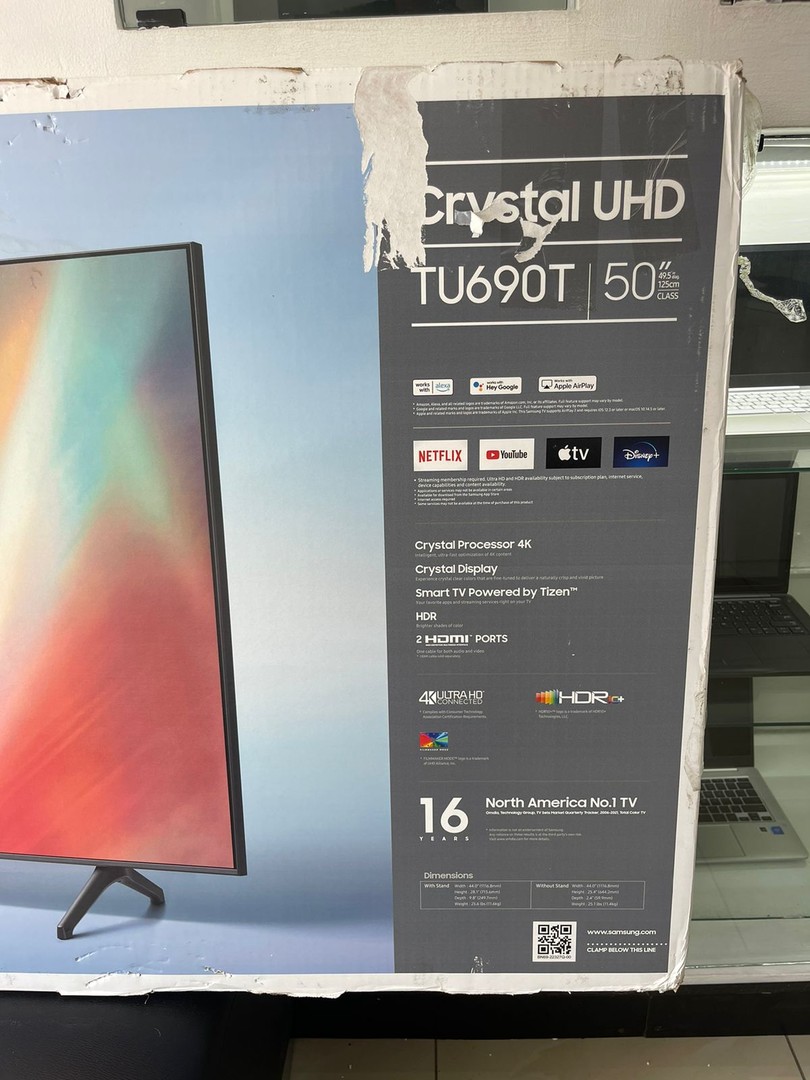 tv - Televisor Samsung Crystal UHD 50 Pulgadas Smart TU690T 6
