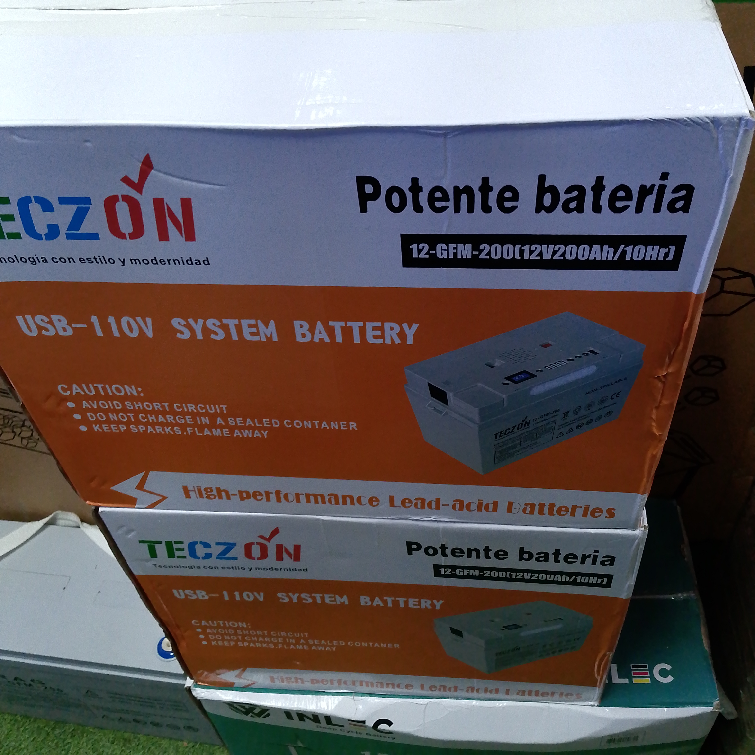 plantas e inversores - Batería de 110v disponible con inversor integrado disponible 