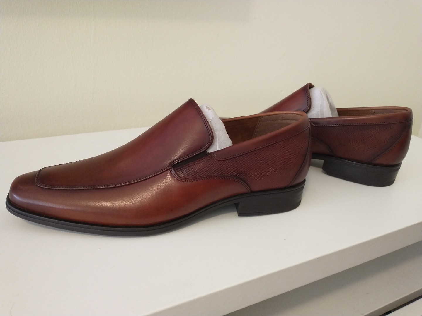 zapatos para hombre - Zapatos marrones de hombres Florsheim tipo mocasines 9