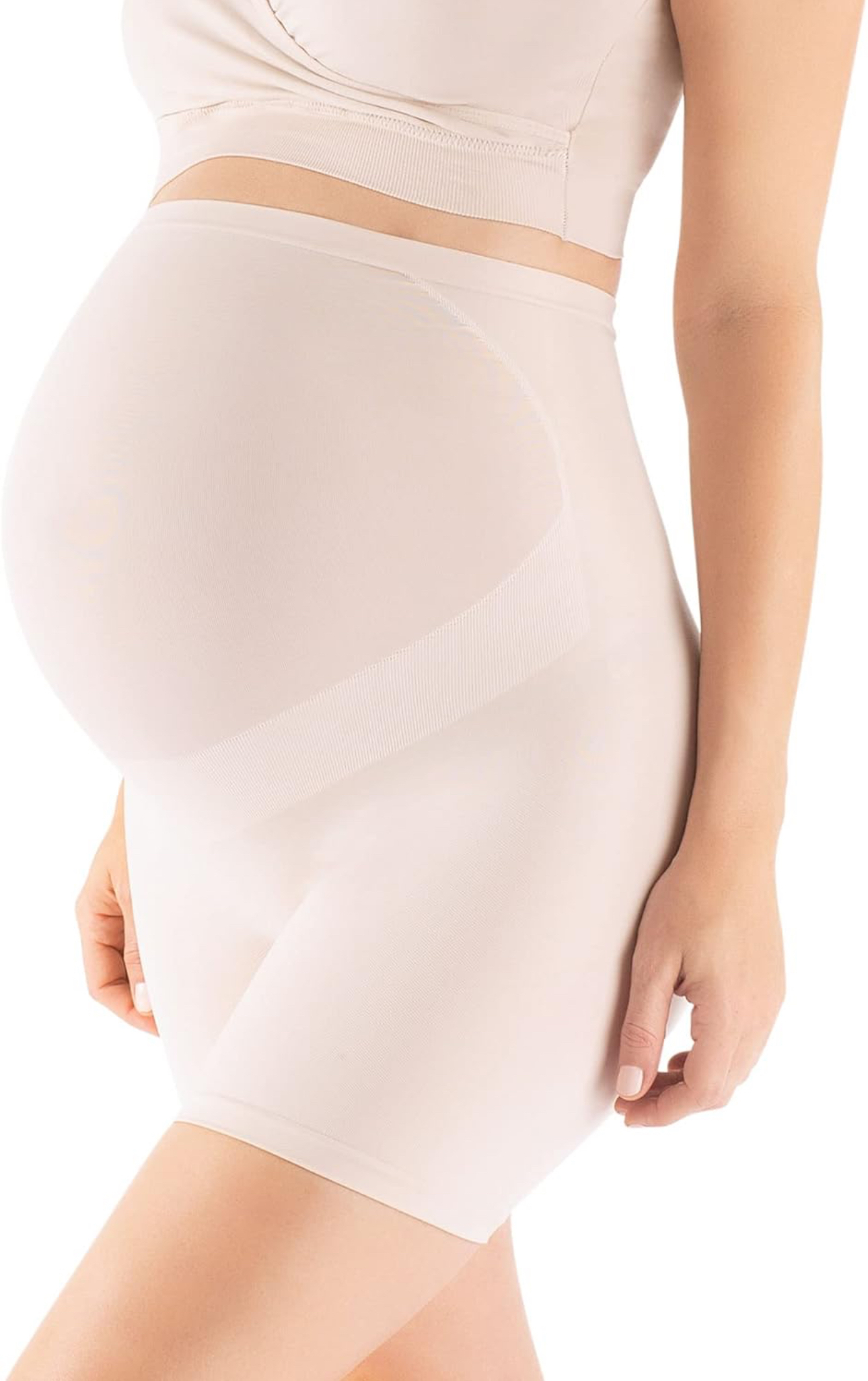 ropa para mujer - Maternity Shapewear shorts size M, Nude y Negro 1