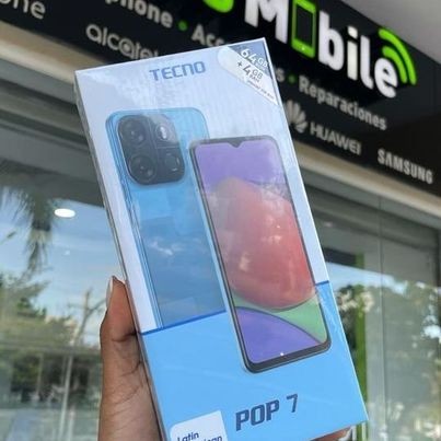 celulares y tabletas - Tecno Spark Pop 7 64GB 2+2GB Ram 