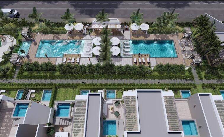 apartamentos - Proyecto en venta Punta Cana #24-318 dos dormitorios, gimnasio, 2 piscinas.
 5