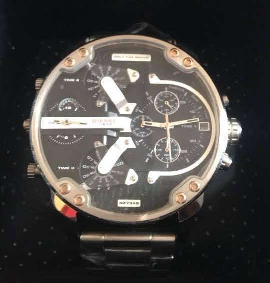 joyas, relojes y accesorios - Diesel Reloj Plateado MrDaddy 2.0 cuarzo aceroinox