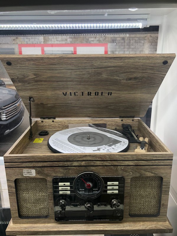 camaras y audio - Victrola Nostalgico, repdroductor de disco Bluetooth 6 en 1 y centro multimedia 3