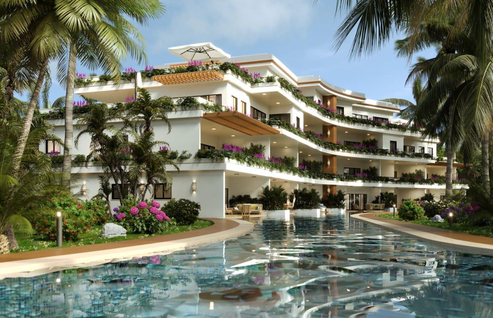 apartamentos - Serenity Beach en Blu Terrenas: Villas y Apartamentos desde $299,000 USD