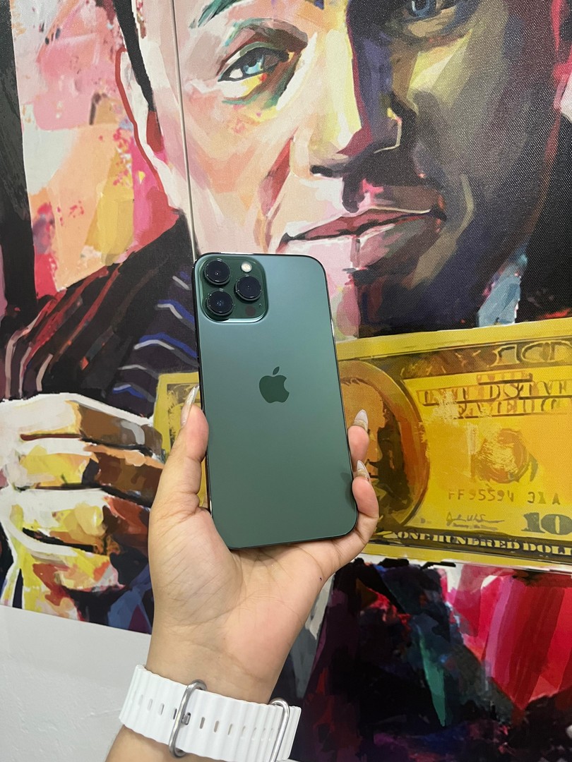 celulares y tabletas - IPHONE 13 PRO MAX 512GB ALPINE GREEN FACTORY UNLOCKED 