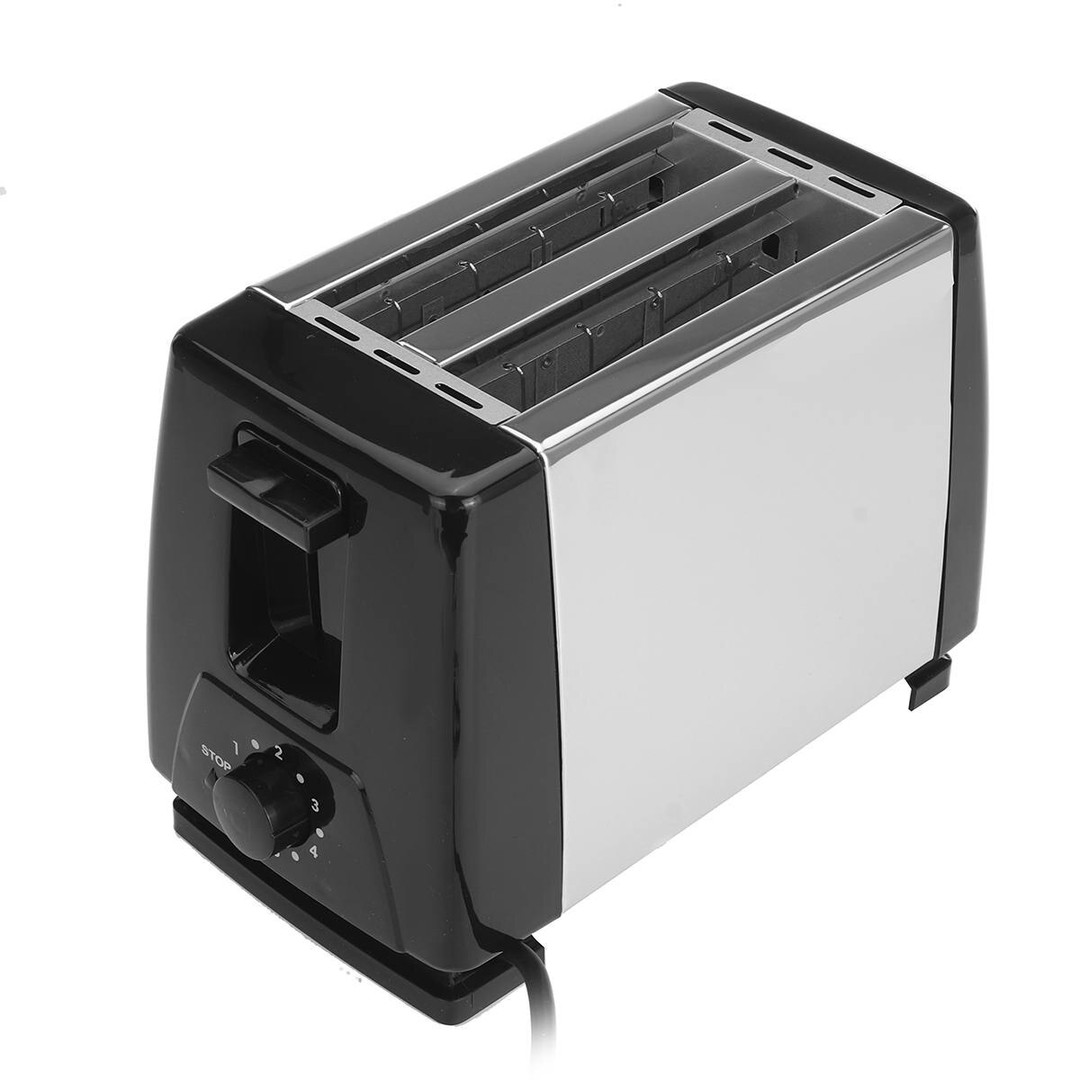 cocina - Tostadora eléctrica de 2 rebanadas de calefacción rápida automática 0